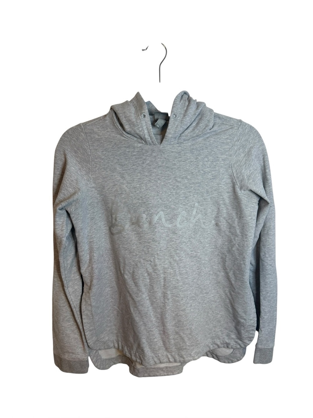 Bench Gray Silver Logo Hoodie